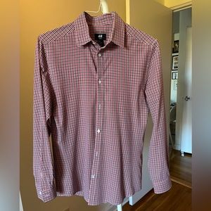 H&M men’s plaid button down
